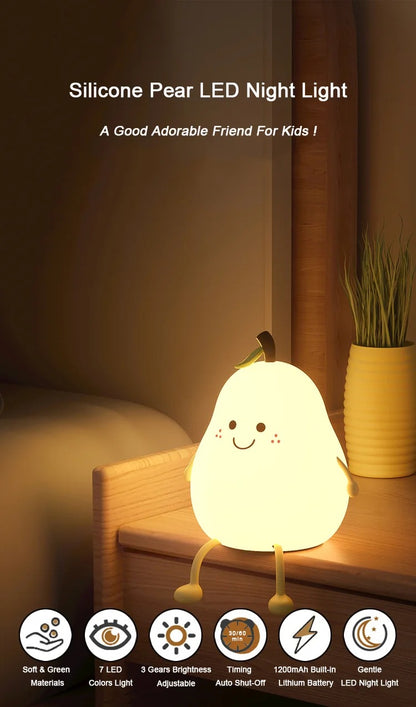 Pear Shaped Bedroom Lamp